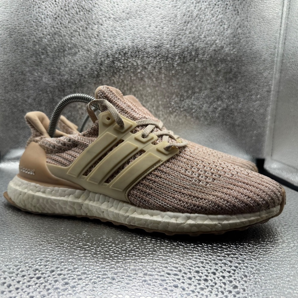 Size 9 Adidas Ultraboost 4.0 Running Shoes Womens Ash Pearl Good BB6497 Knit